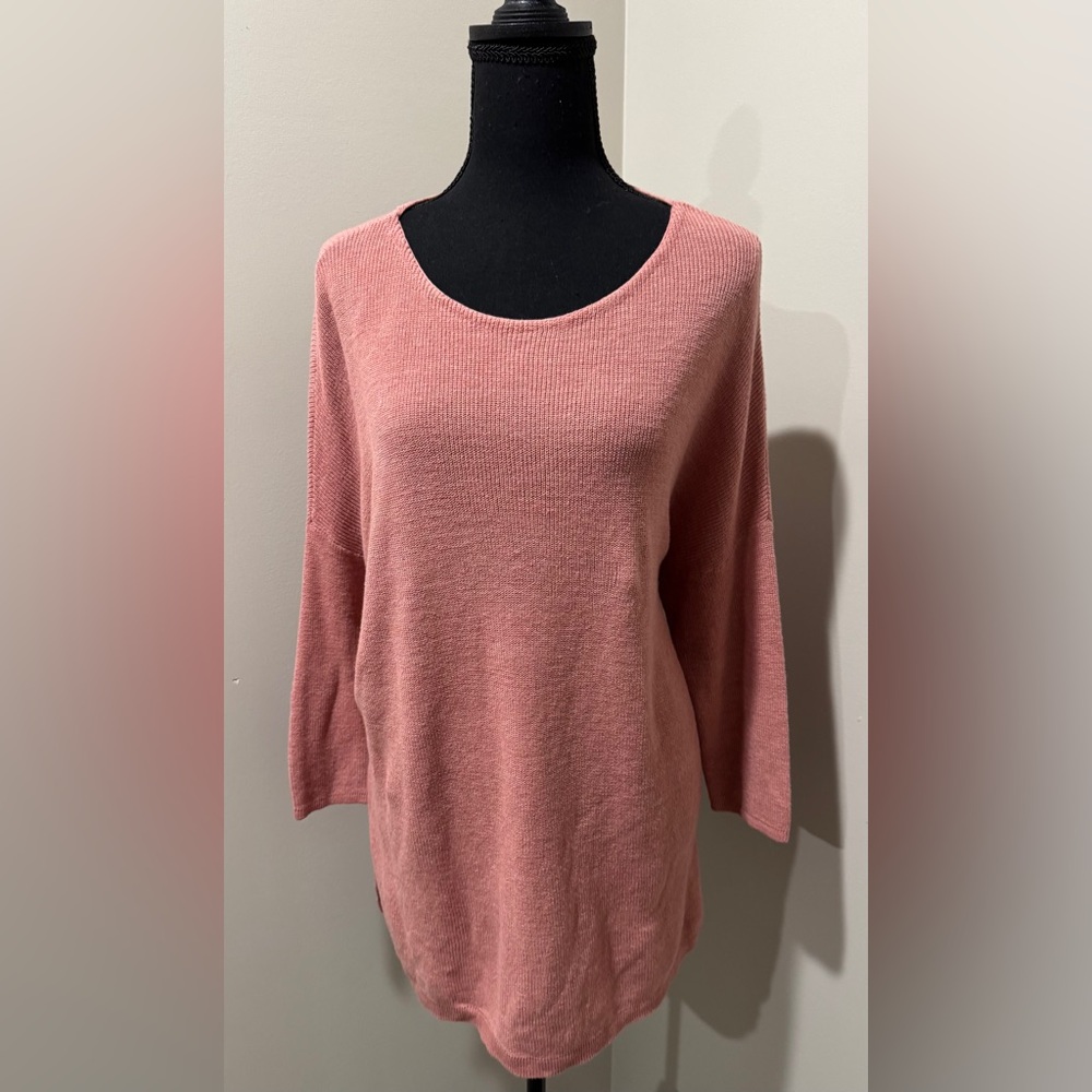 Pure Jill Women's Pink Sweater size Medium Timeless knit wear